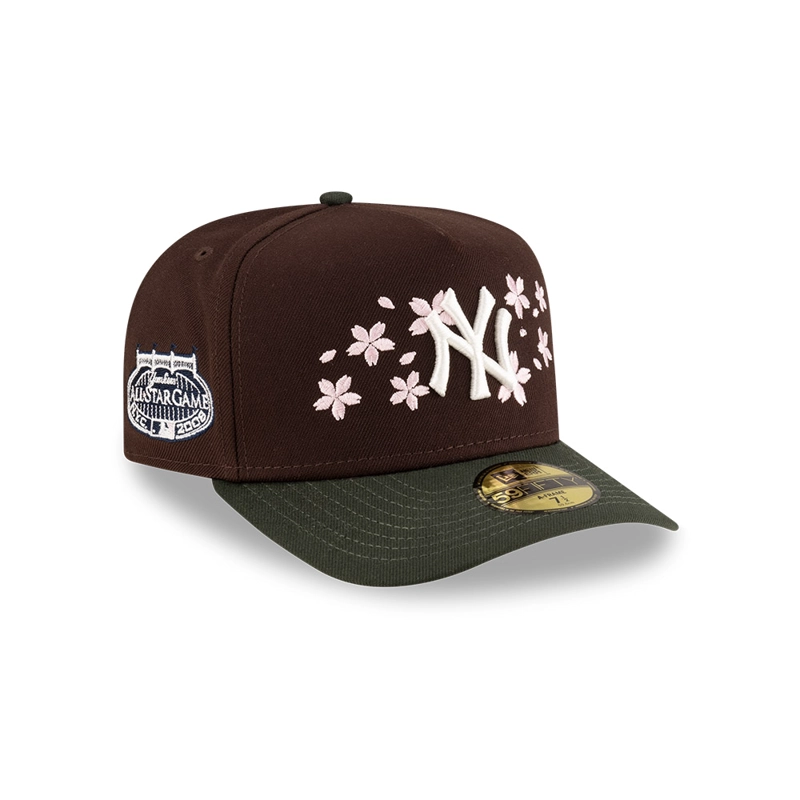 GORRA 59FIFTY MLB NEW YORK YANKEES CHERRY BLOSSOM MARRON - 1