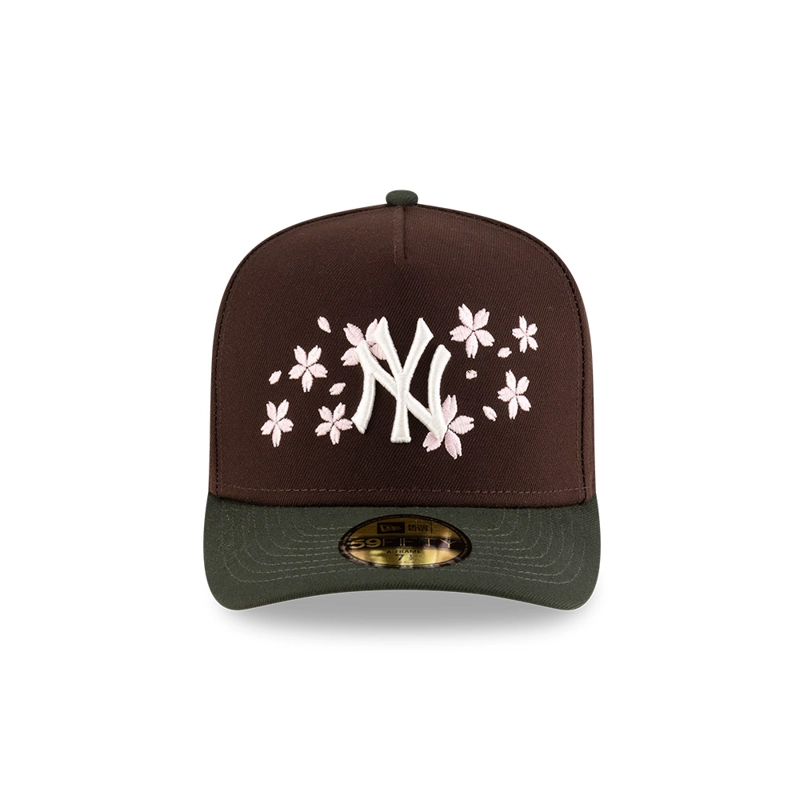 GORRA 59FIFTY MLB NEW YORK YANKEES CHERRY BLOSSOM MARRON - 3