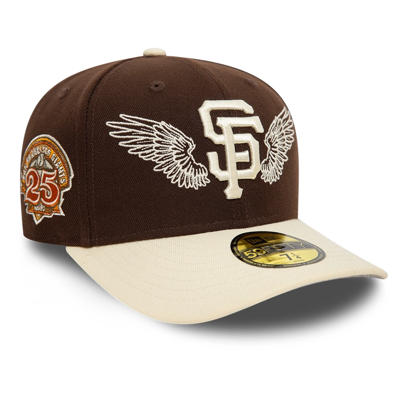 GORRA 59FIFTY MLB SAN FRANCISCO GIANTS TEAM WINGS MARRON - 1