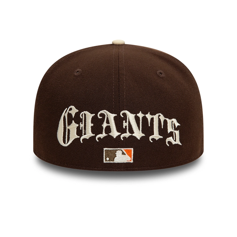 GORRA 59FIFTY MLB SAN FRANCISCO GIANTS TEAM WINGS MARRON - 6