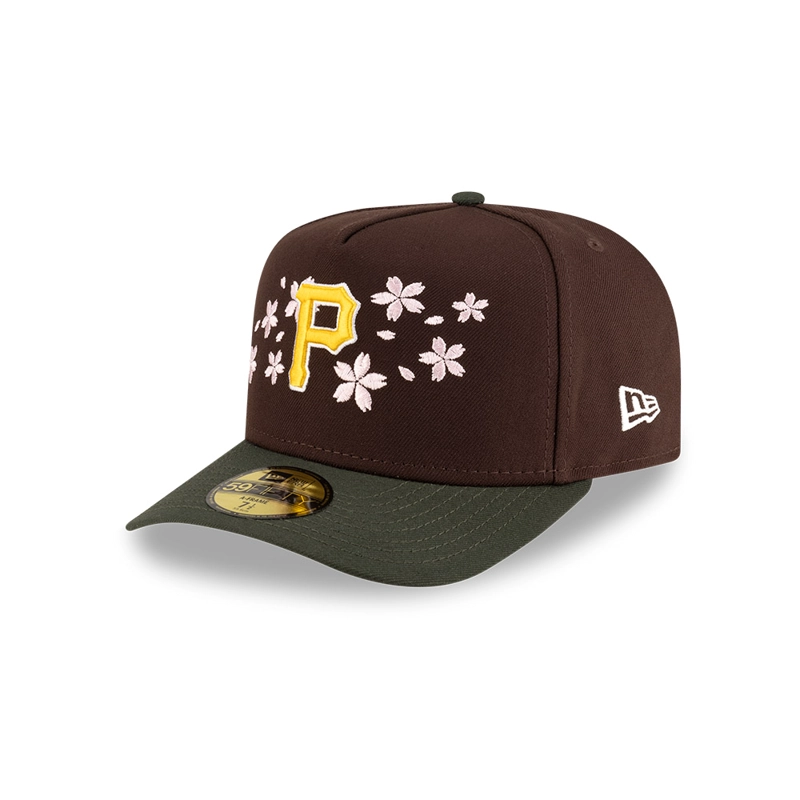 GORRA 59FIFTY MLB PITTSBURGH PIRATES CHERRY BLOSSOM MARRON - 2