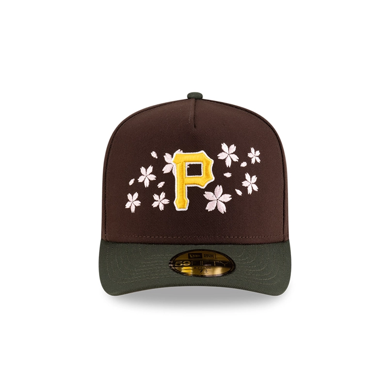 GORRA 59FIFTY MLB PITTSBURGH PIRATES CHERRY BLOSSOM MARRON - 3
