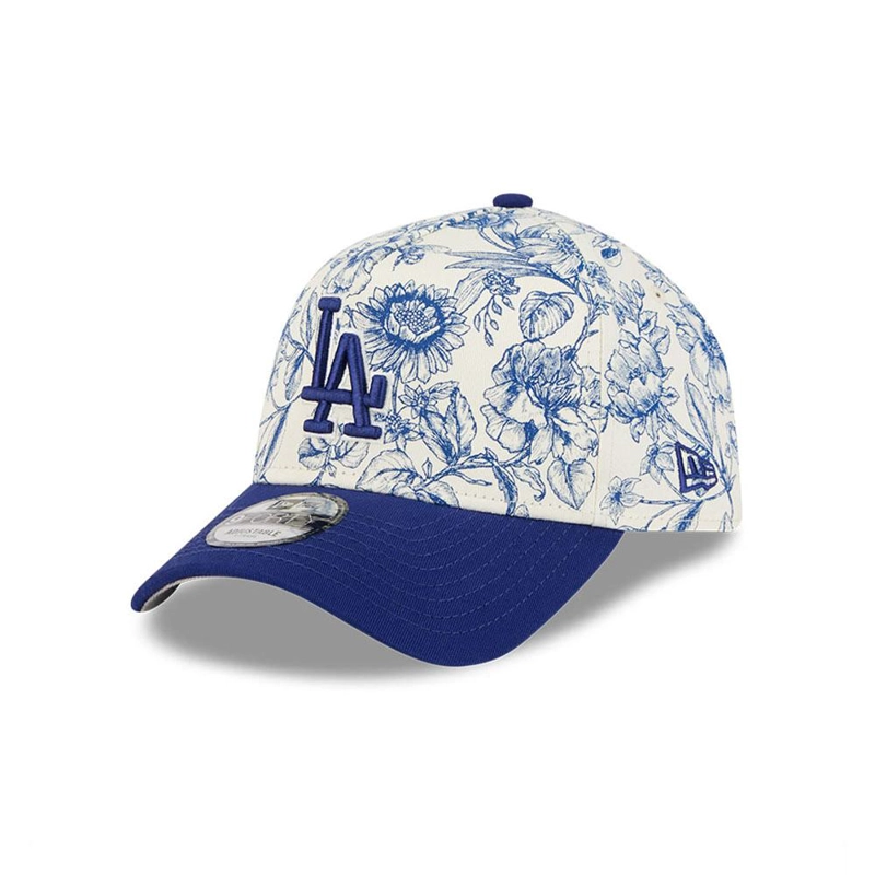 GORRA 9FORTY MLB LA DODGERS SPRING FLORAL 59FIFTY AZUL MA. - 1