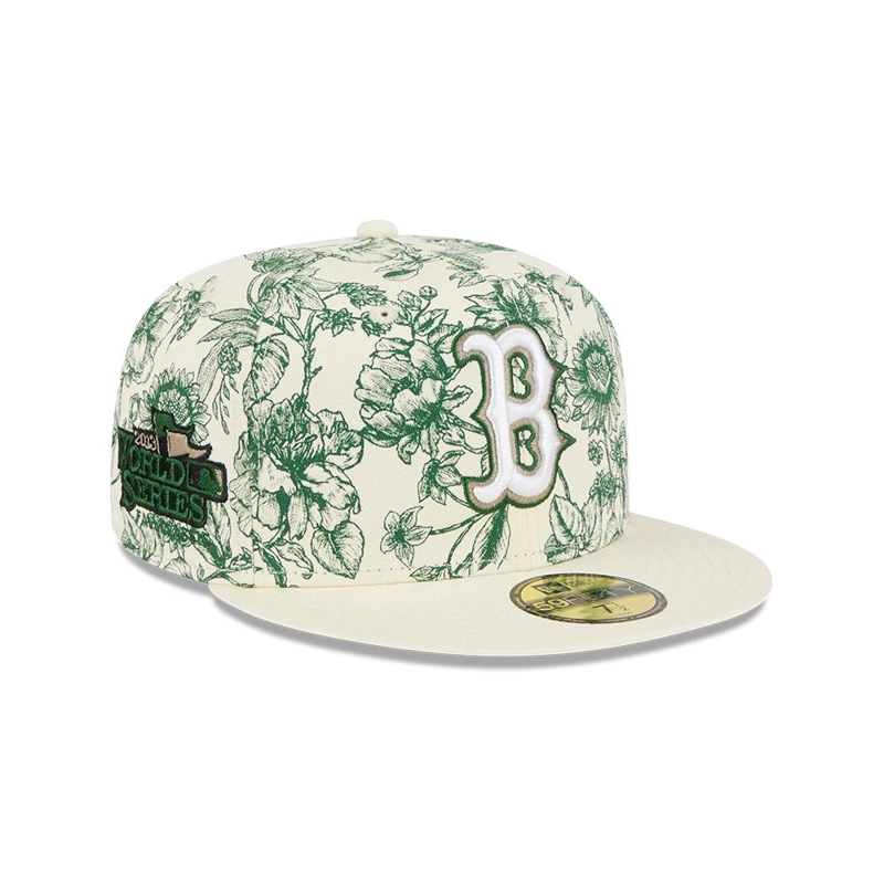 GORRA 59FIFTY MLB BOS RED SOX SPRING FLORAL 59FIFTY BLANCO - 1
