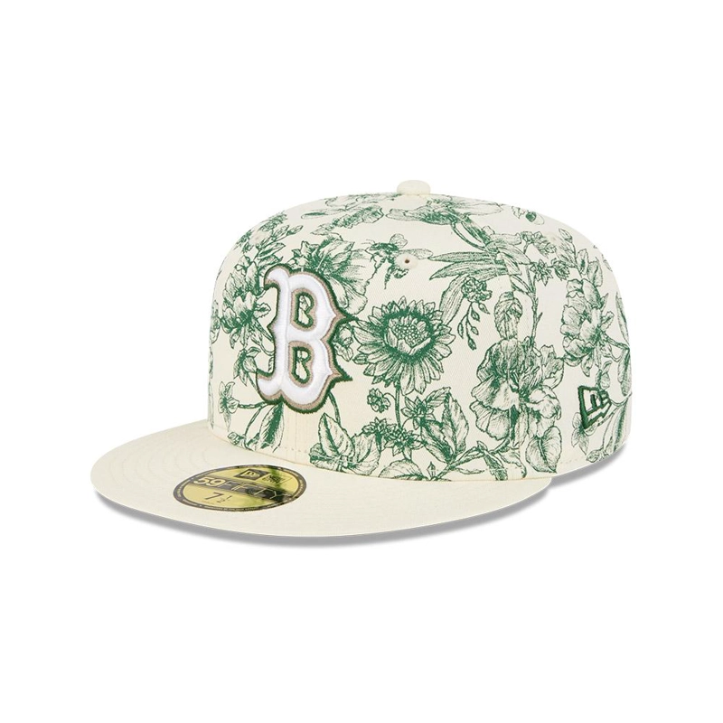 GORRA 59FIFTY MLB BOS RED SOX SPRING FLORAL 59FIFTY BLANCO - 2