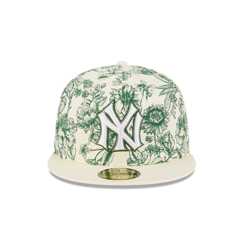 GORRA 59FIFTY MLB NY YANKEES SPRING FLORAL 59FIFTY BLANCO - 3