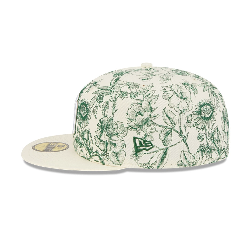 GORRA 59FIFTY MLB NY YANKEES SPRING FLORAL 59FIFTY BLANCO - 4