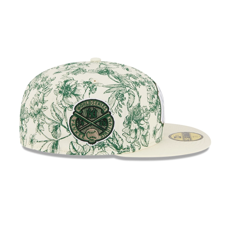 GORRA 59FIFTY MLB NY YANKEES SPRING FLORAL 59FIFTY BLANCO - 5