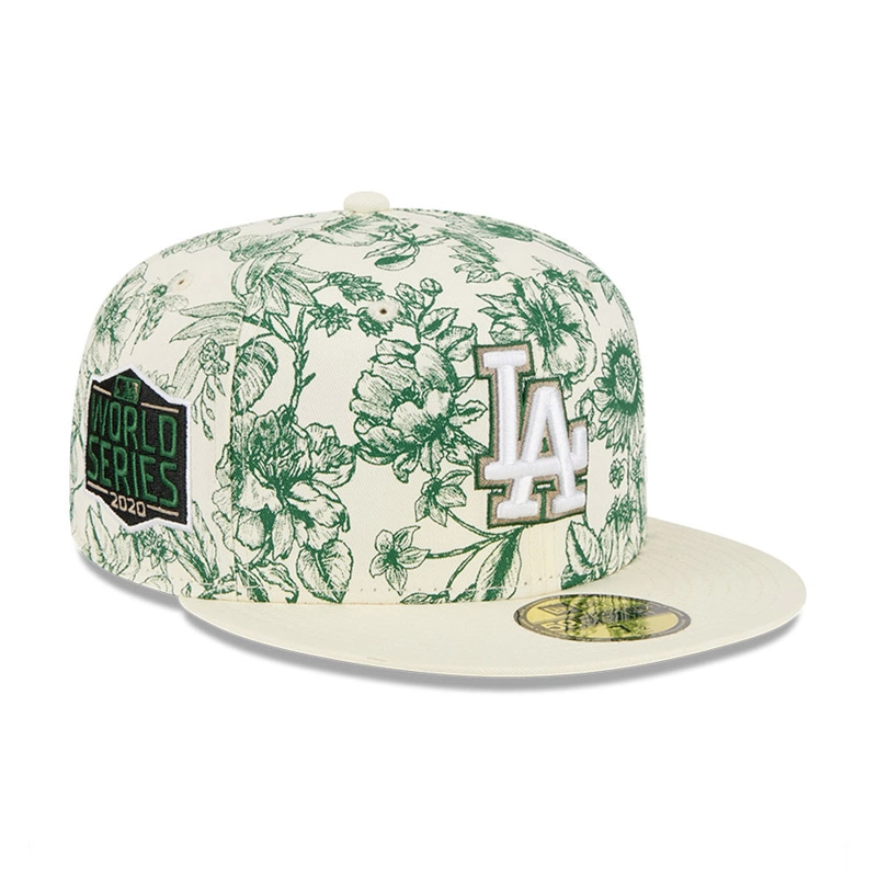 GORRA 59FIFTY MLB LA DODGERS SPRING FLORAL 59FIFTY BLANCO - 1