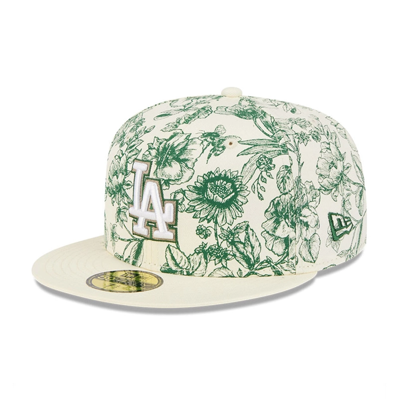 GORRA 59FIFTY MLB LA DODGERS SPRING FLORAL 59FIFTY BLANCO - 2