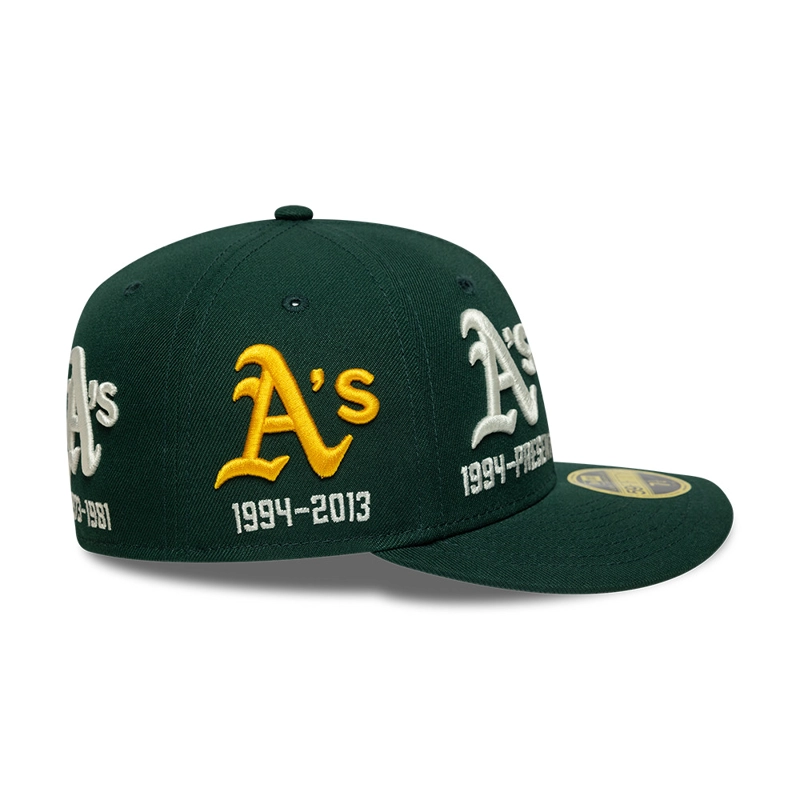 GORRA 59FIFTY MLB OAKLAND ATHLETICS VERDE - 4
