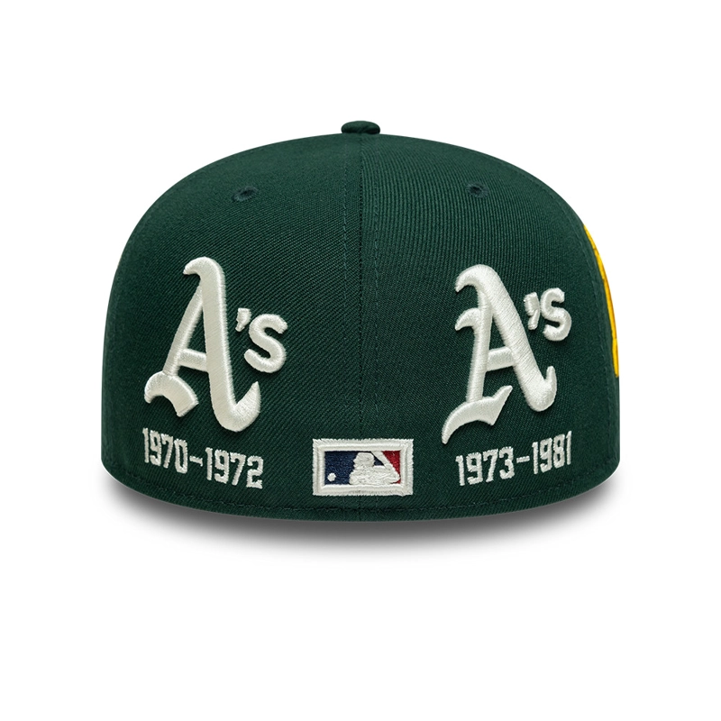 GORRA 59FIFTY MLB OAKLAND ATHLETICS VERDE - 6