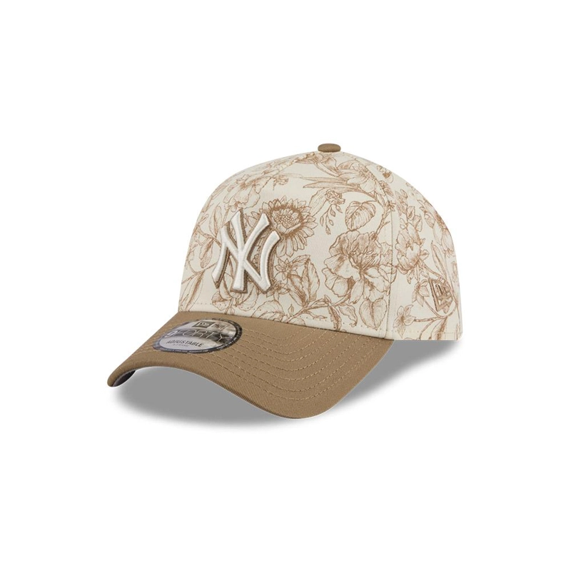 GORRA 9FORTY MLB NY YANKEES SPRING FLORAL 59FIFTY BEIGE - 1