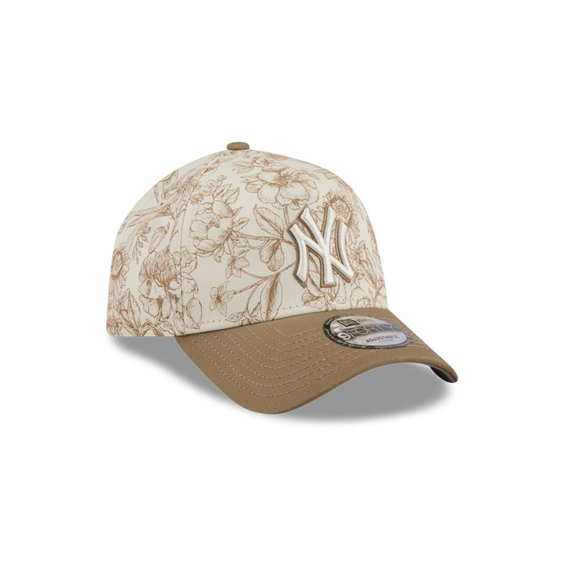 GORRA 9FORTY MLB NY YANKEES SPRING FLORAL 59FIFTY BEIGE - 2