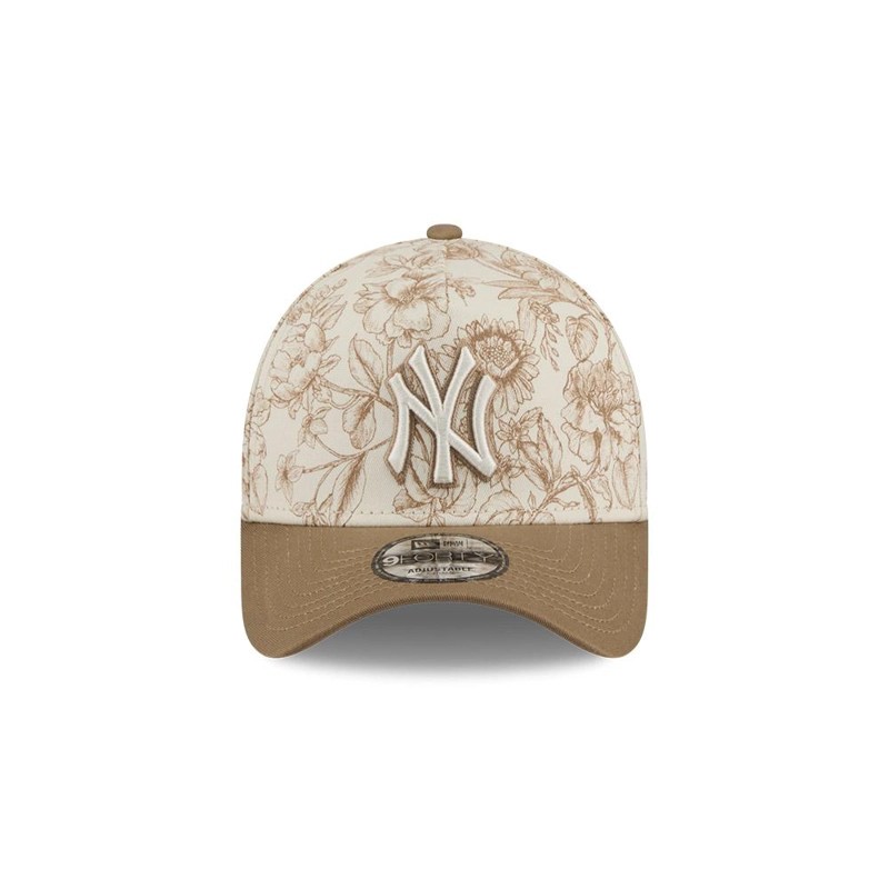 GORRA 9FORTY MLB NY YANKEES SPRING FLORAL 59FIFTY BEIGE - 3