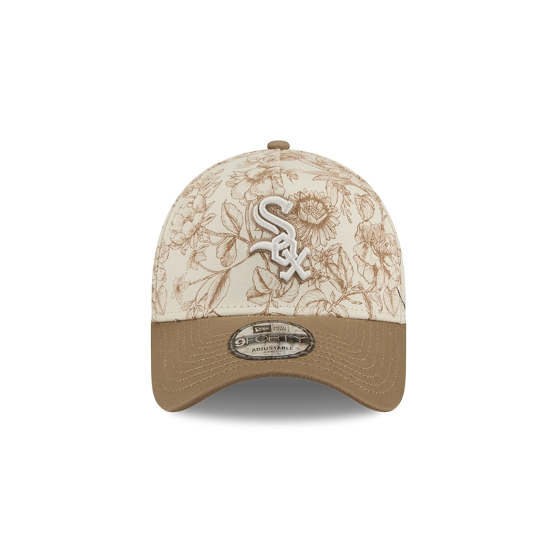 GORRA 9FORTY MLB CHIC WHITE SOX SPRING FLORAL 59FIFTY BEIGE - 2
