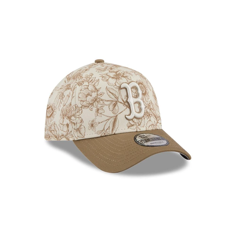 GORRA 9FORTY MLB BOSTON RED SOX SPRING FLORAL 59FIFTY BEIGE - 2