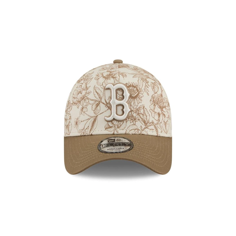 GORRA 9FORTY MLB BOSTON RED SOX SPRING FLORAL 59FIFTY BEIGE - 3