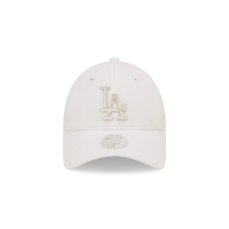 GORRA 9FORTY MLB LOS ANGELES DODGERS METALLIC LOGO BLANCO - 3
