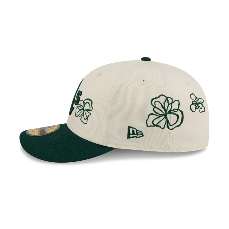 GORRA 59FIFTY MLB OAKLAND ATHLETICS SCRIBBLE FLOWER VERDE - 4