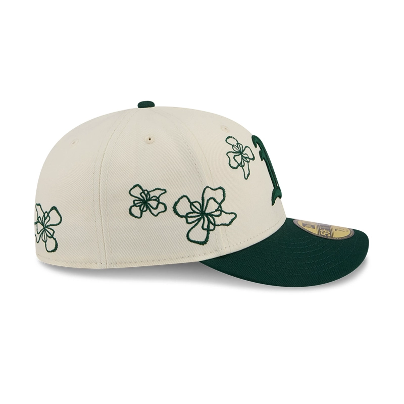 GORRA 59FIFTY MLB OAKLAND ATHLETICS SCRIBBLE FLOWER VERDE - 5