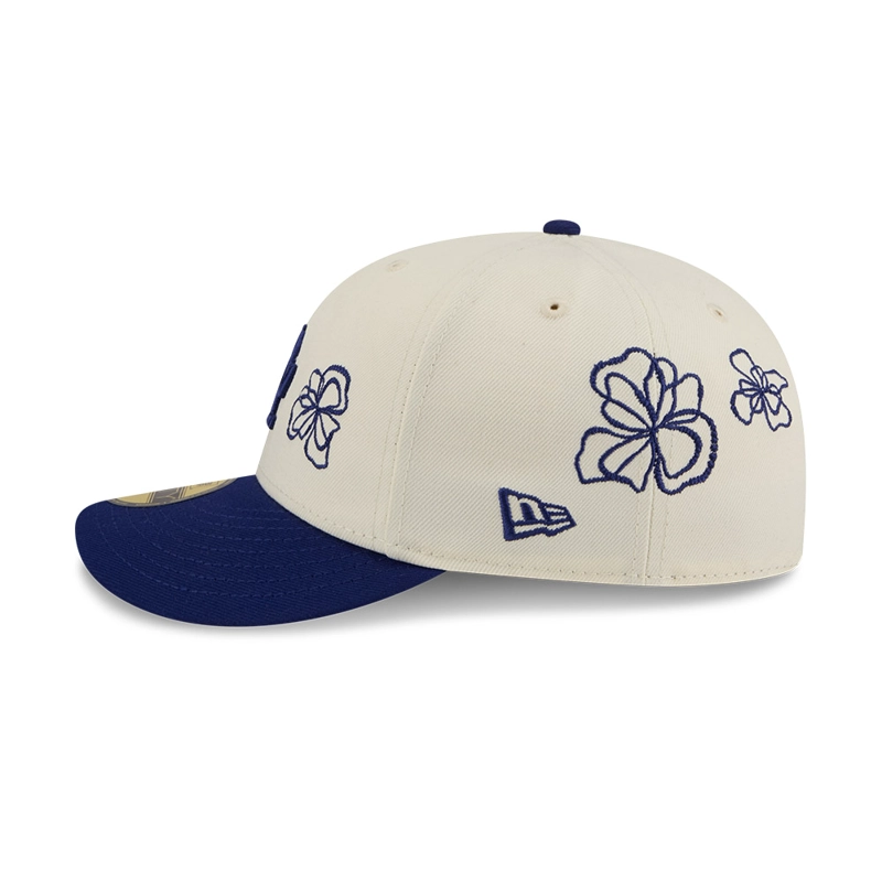 GORRA 59FIFTY MLB LOS ANGELES DODGERS SCRIBBLE FLOWER AZUL - 4