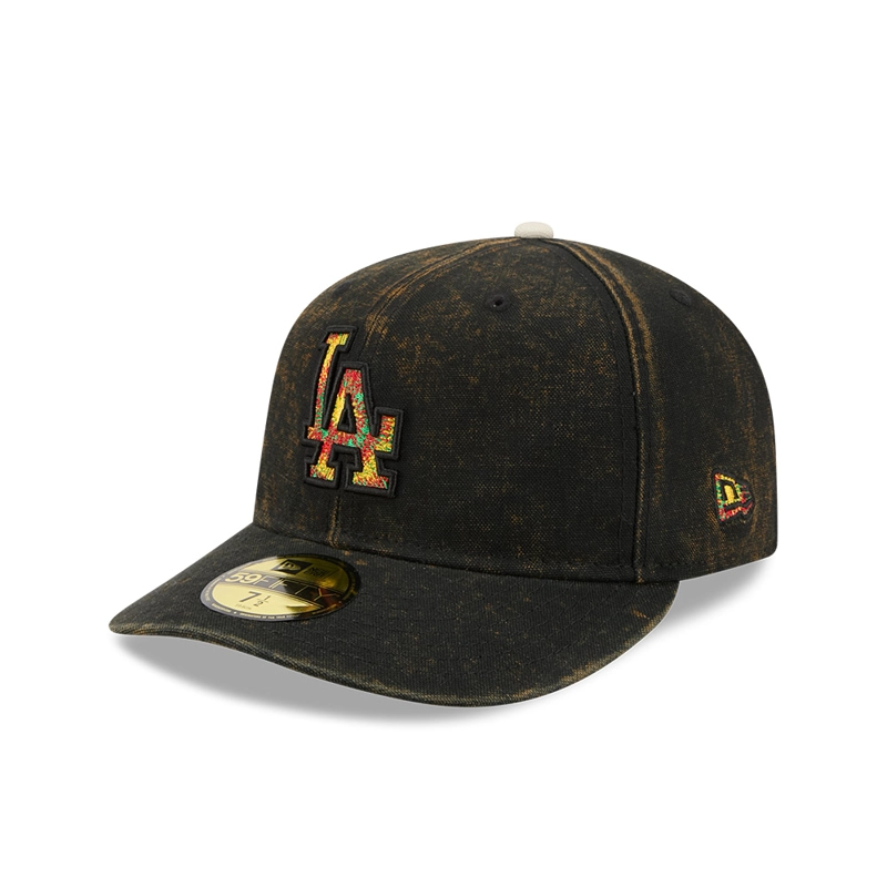 GORRA 59FIFTY MLB LOS ANGELES DODGERS TIE DYE NEGRO - 1