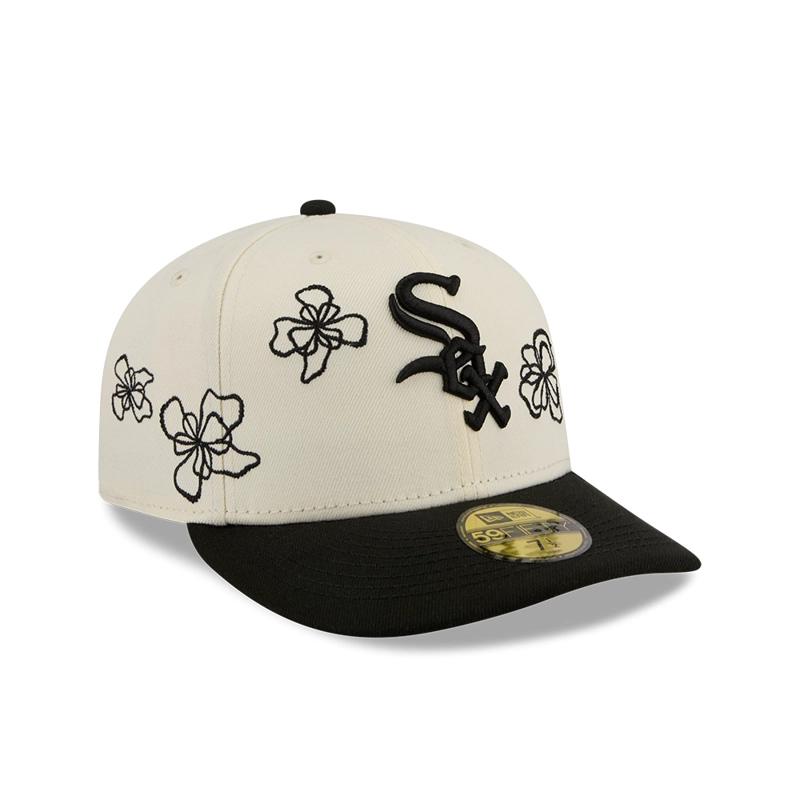 GORRA 59FIFTY MLB CHICAGO WHITE SOX SCRIBBLE FLOWER NEGRO - 2