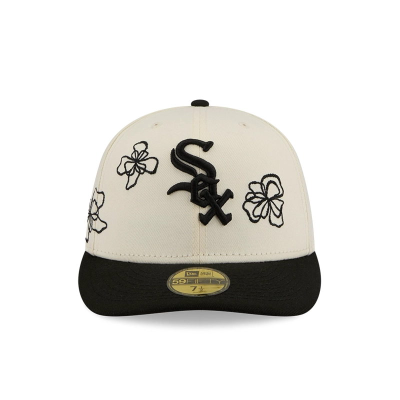 GORRA 59FIFTY MLB CHICAGO WHITE SOX SCRIBBLE FLOWER NEGRO - 3