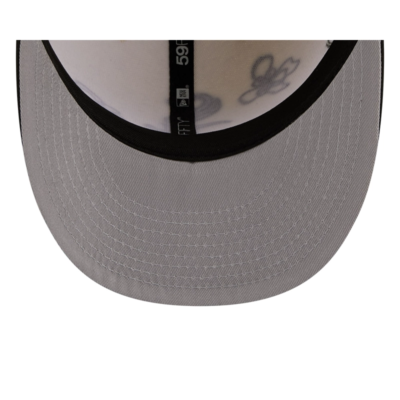 GORRA 59FIFTY MLB CHICAGO WHITE SOX SCRIBBLE FLOWER NEGRO - 7