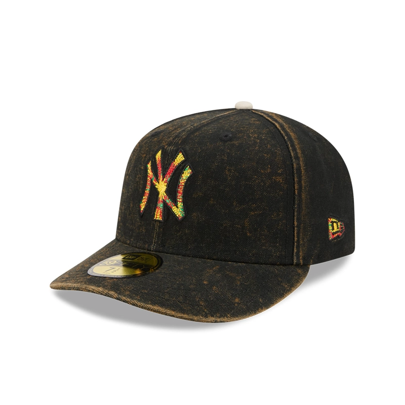 GORRA 59FIFTY MLB NEW YORK YANKEES TIE DYE NEGRO - 1