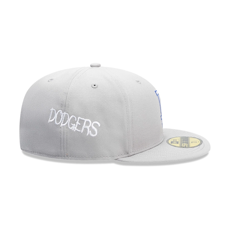 GORRA 59FIFTY MLB LOS ANGELES DODGERS MLB SCRIBBLE GRIS - 5