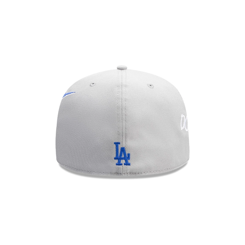 GORRA 59FIFTY MLB LOS ANGELES DODGERS MLB SCRIBBLE GRIS - 6