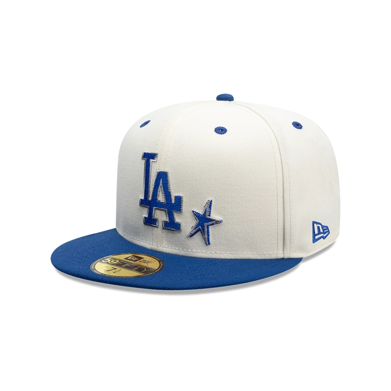 GORRA 59FIFTY MLB LOS ANGELES DODGERS MLB SCRIBBLE BLANCO - 1