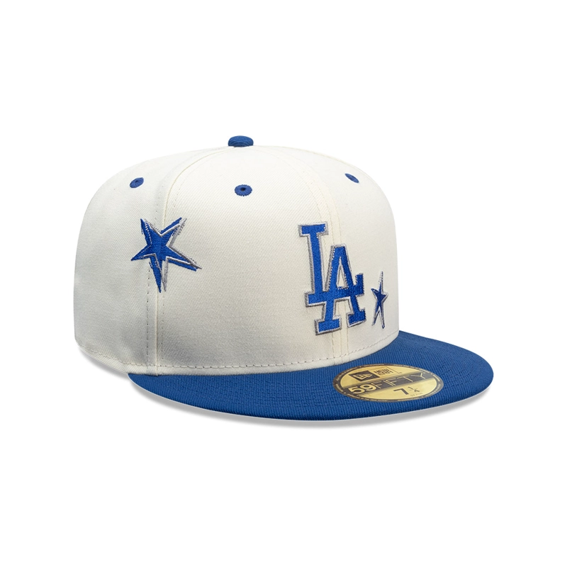 GORRA 59FIFTY MLB LOS ANGELES DODGERS MLB SCRIBBLE BLANCO - 3