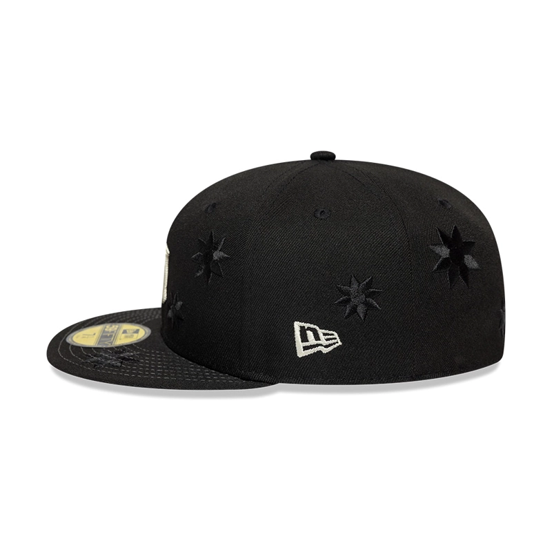 GORRA 59FIFTY MLB NEW YORK YANKEES FLOWER EMBROIDERY NEGRO - 7