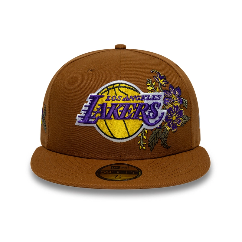 GORRA 59FIFTY NBA LOS ANGELES LAKERS AUTUMN BLOOM BEIGE - 2