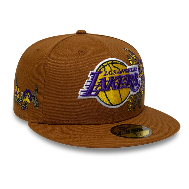 GORRA 59FIFTY NBA LOS ANGELES LAKERS AUTUMN BLOOM BEIGE - 3