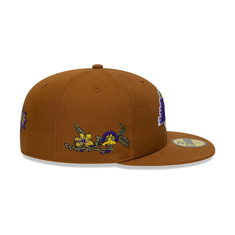 GORRA 59FIFTY NBA LOS ANGELES LAKERS AUTUMN BLOOM BEIGE - 5