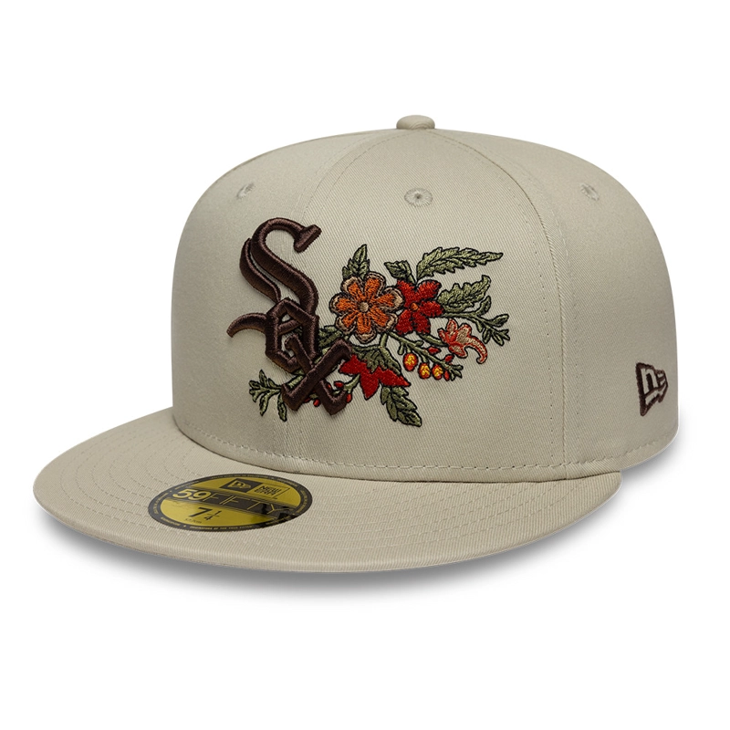 GORRA 59FIFTY MLB CHICAGO WHITE SOX AUTUMN BLOOM BEIGE - 1