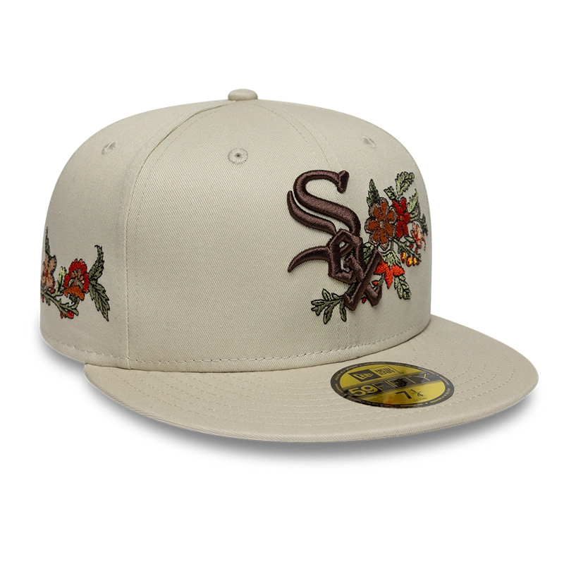 GORRA 59FIFTY MLB CHICAGO WHITE SOX AUTUMN BLOOM BEIGE - 2