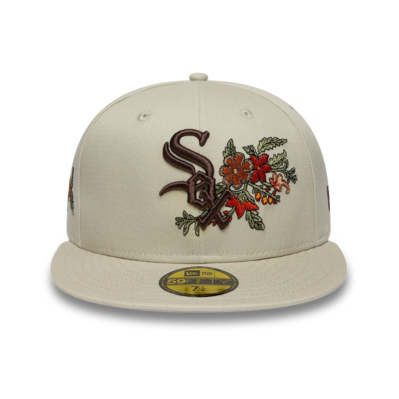GORRA 59FIFTY MLB CHICAGO WHITE SOX AUTUMN BLOOM BEIGE - 3