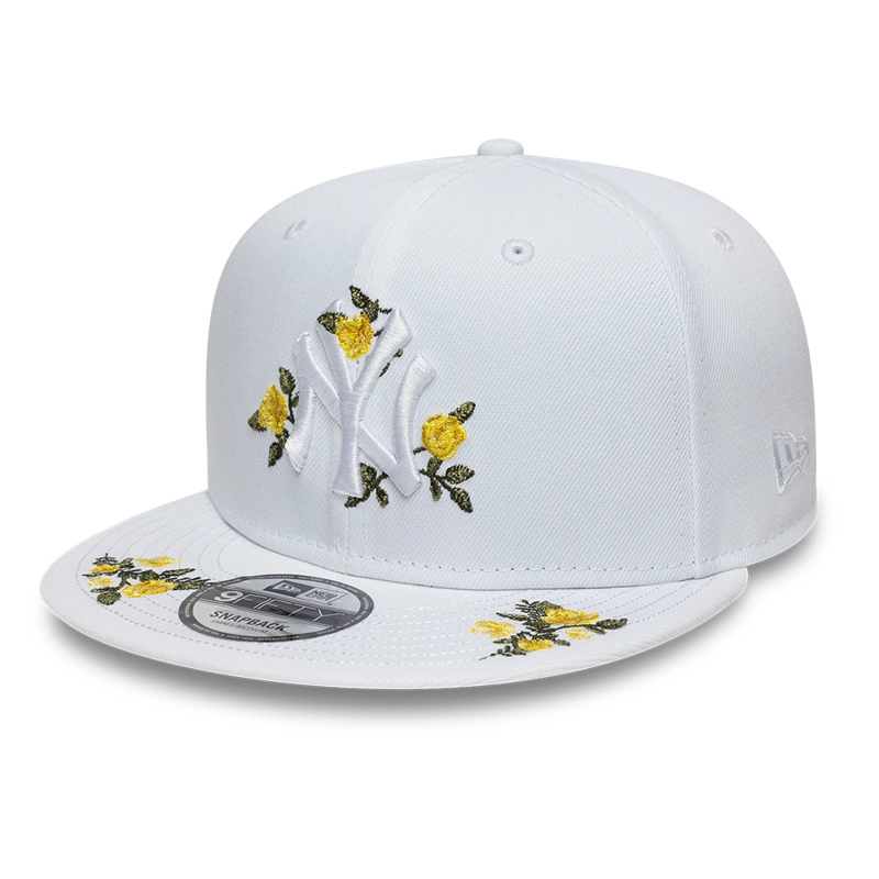 GORRA 9FIFTY MLB NEW YORK YANKEES PASTEL FLORAL BLANCO - 1