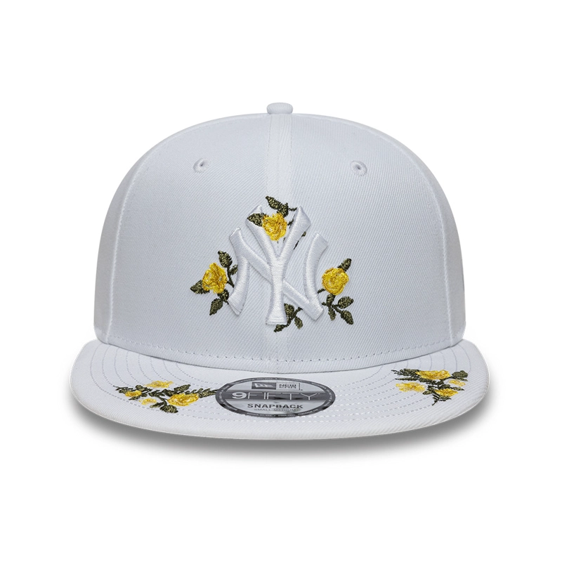 GORRA 9FIFTY MLB NEW YORK YANKEES PASTEL FLORAL BLANCO - 3