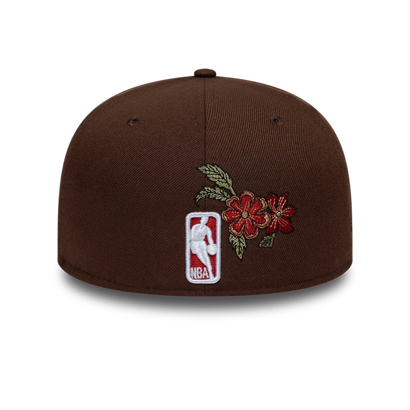 GORRA 59FIFTY NBA CHICAGO BULLS AUTUMN BLOOM MARRON - 6