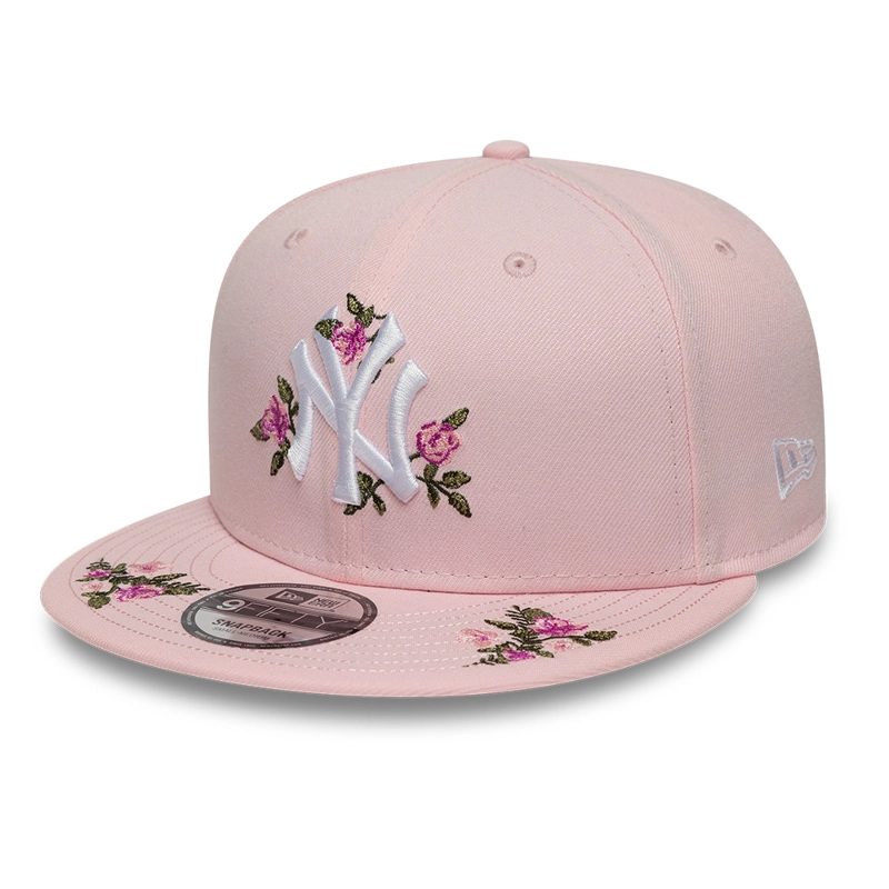 GORRA 9FIFTY MLB NEW YORK YANKEES PASTEL FLORAL ROSA - 1
