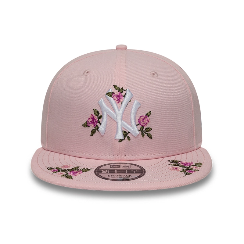GORRA 9FIFTY MLB NEW YORK YANKEES PASTEL FLORAL ROSA - 2