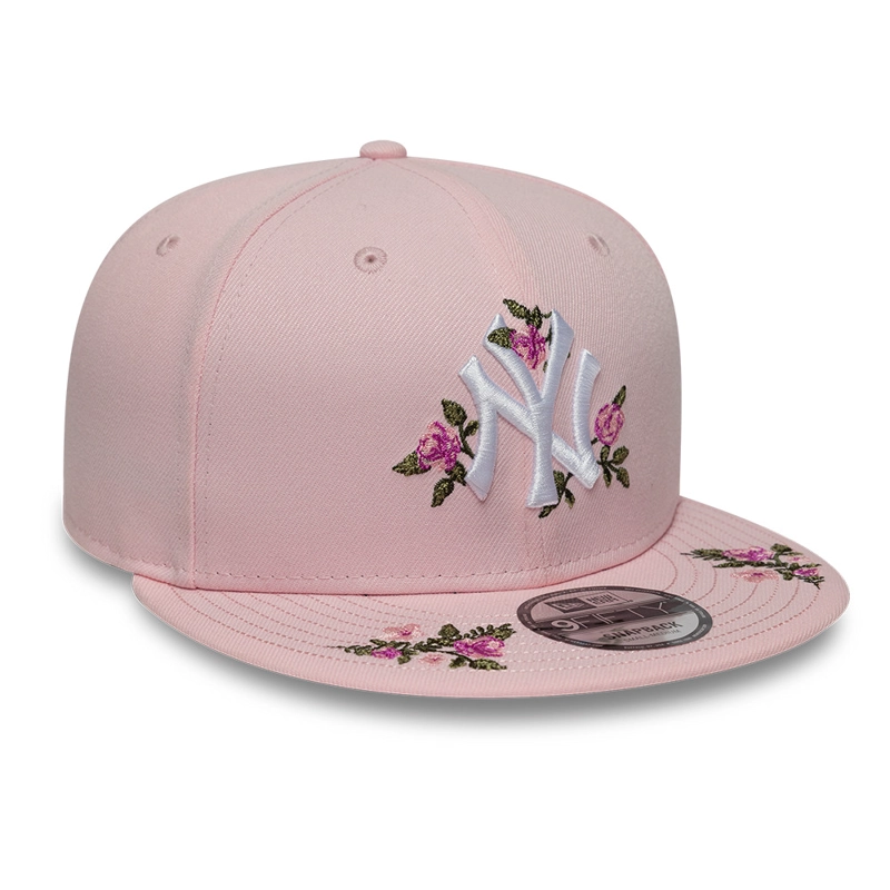 GORRA 9FIFTY MLB NEW YORK YANKEES PASTEL FLORAL ROSA - 3