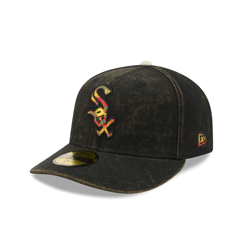 GORRA 59FIFTY MLB CHICAGO WHITE SOX TIE DYE NEGRO - 1