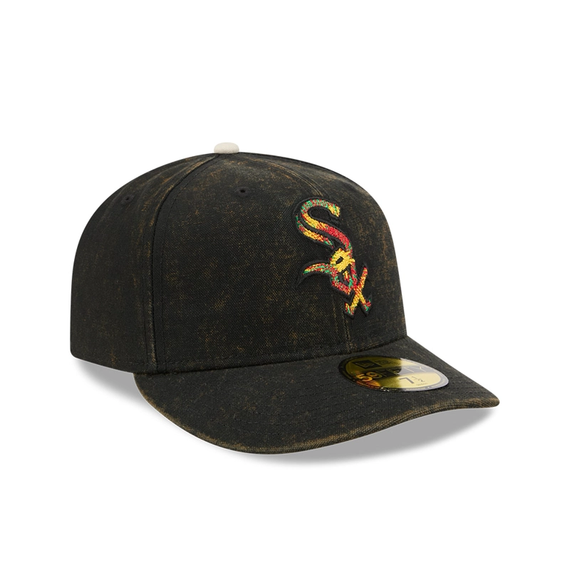 GORRA 59FIFTY MLB CHICAGO WHITE SOX TIE DYE NEGRO - 2